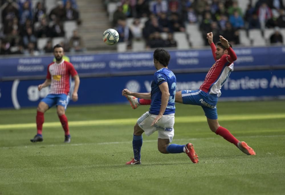 El derbi entre Oviedo y Sporting en imágenes