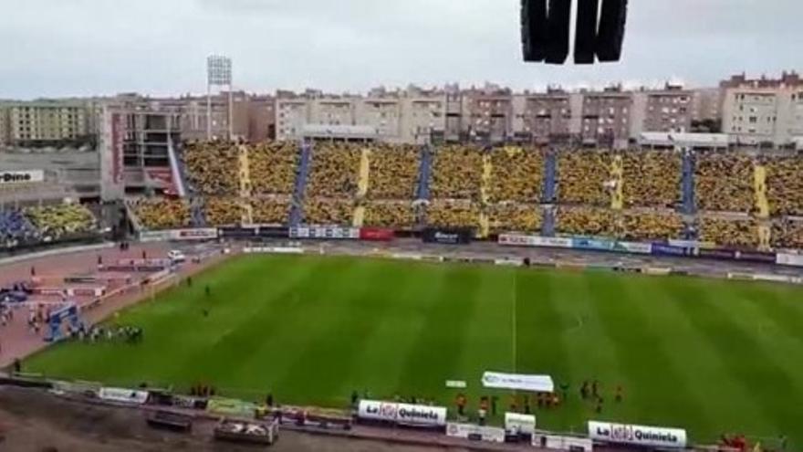 Estadio de Gran Canaria momentos antes del derbi