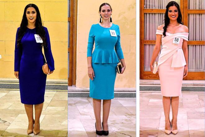 Las candidatas a fallera mayor de València, una a una, en la prueba de gala