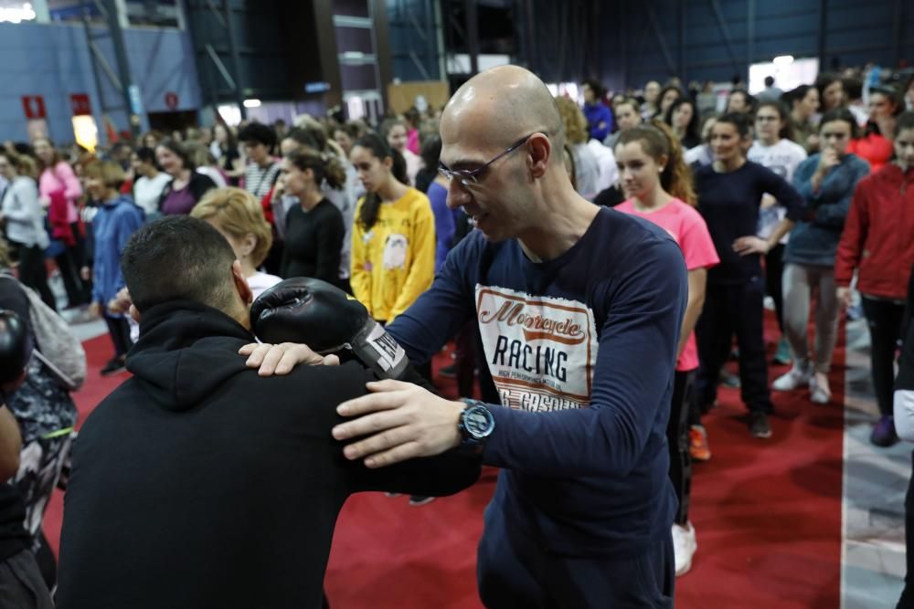 Exhibición en Gijón de krav maga