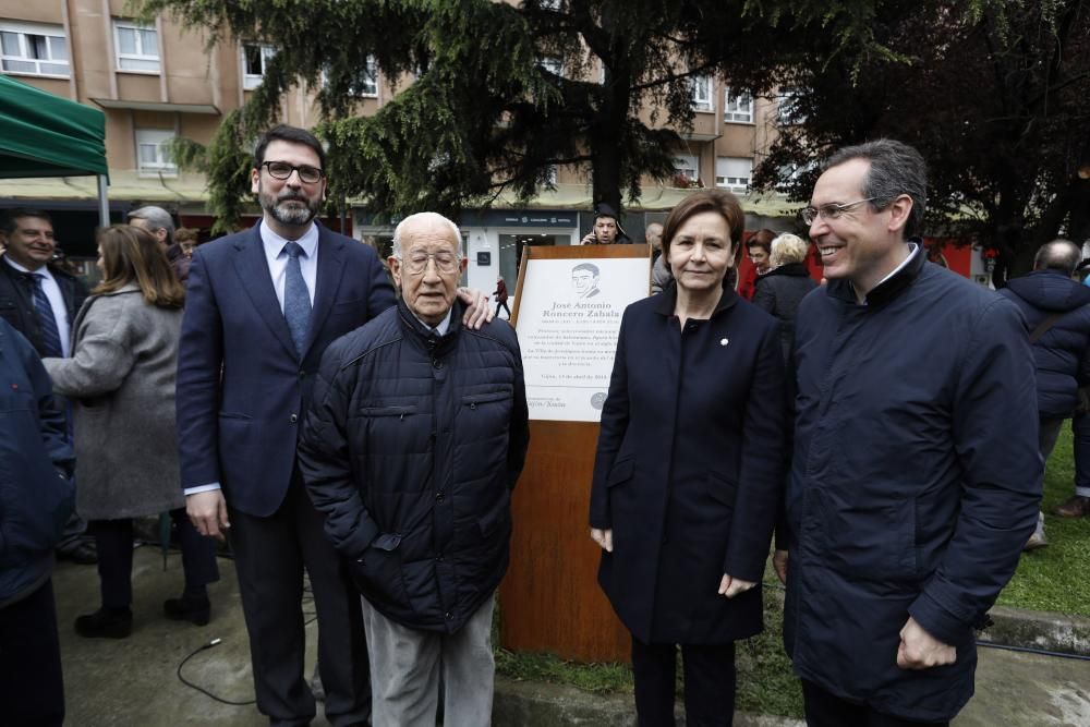 Inauguración del parque José Antonio Roncero en Gijón