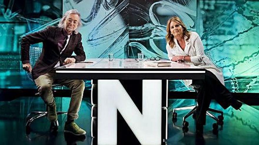 Víctor Amela i Anna Cler, al programa «Noms propis».