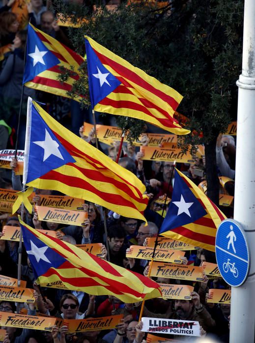 La manifestació de l''11 de novembre a Barcelona