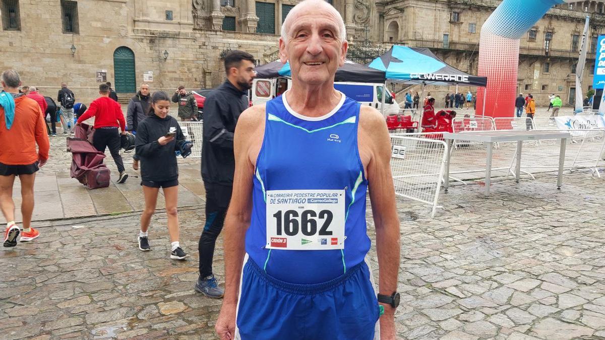 Jesus Bernal, un corredor de 76 años