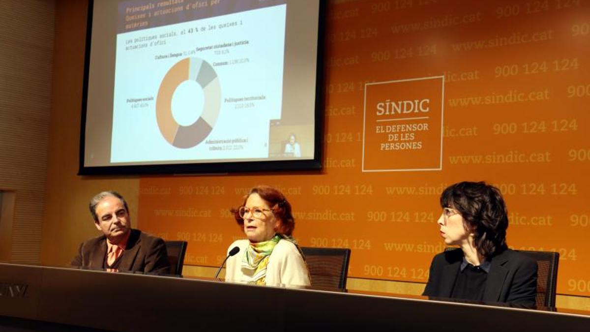 Presentación del informe anual del 2024 de la Síndica de Greuges.
