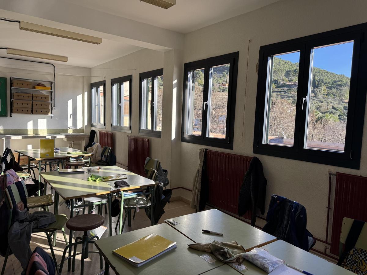 Imagen de una de las aulas del centro educativo.