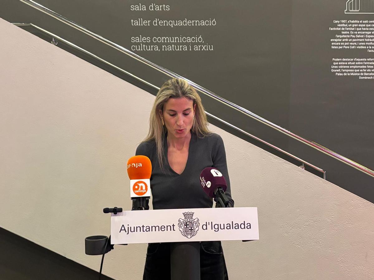 La regidora de Joventut d'Igualada, Carlota Carner