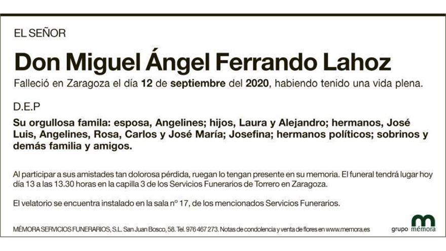 Miguel Ángel Ferrando Lahoz