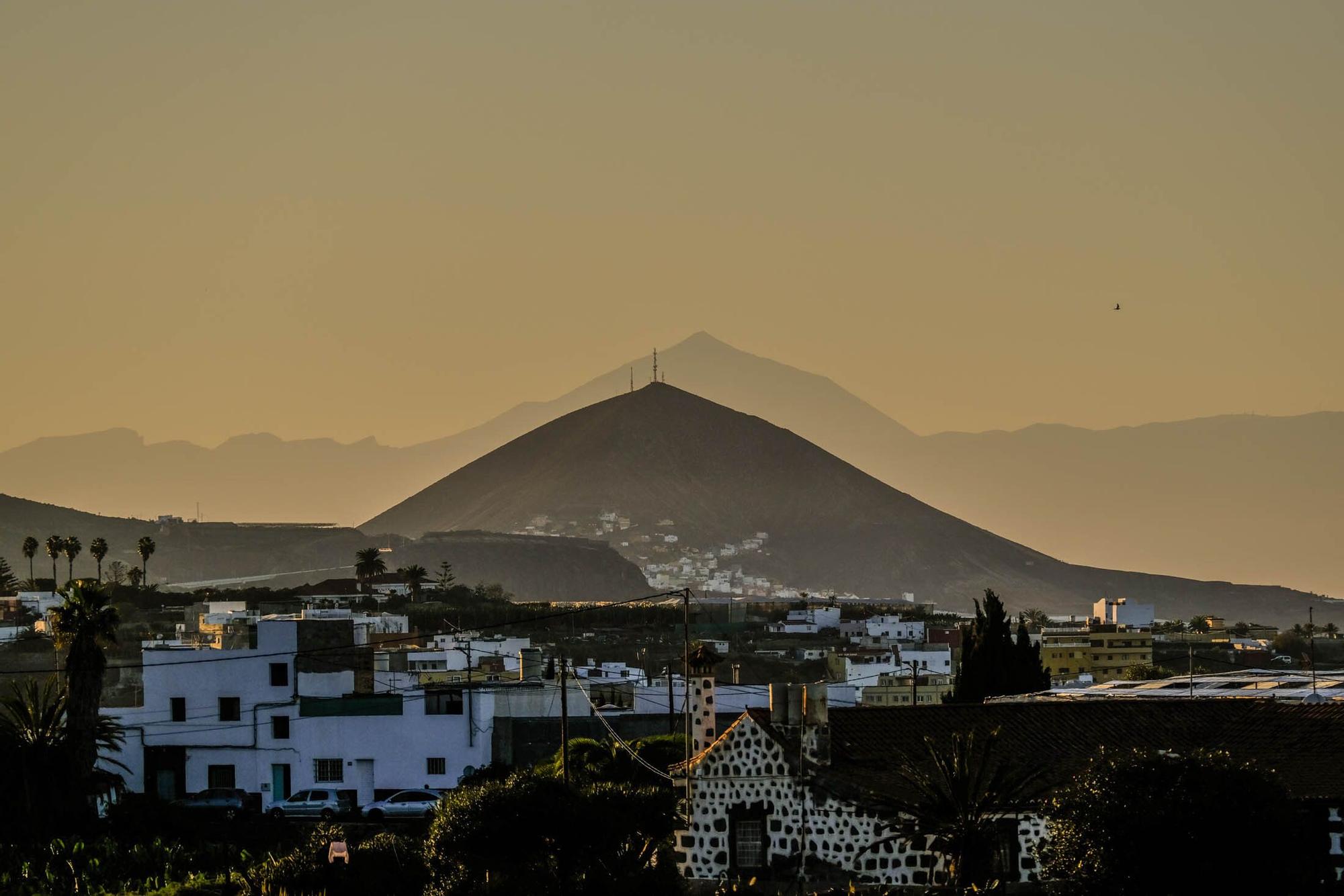 Calima en Gran Canaria (01/01/2021)