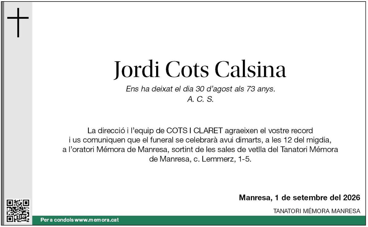 Jordi Cots Calsina