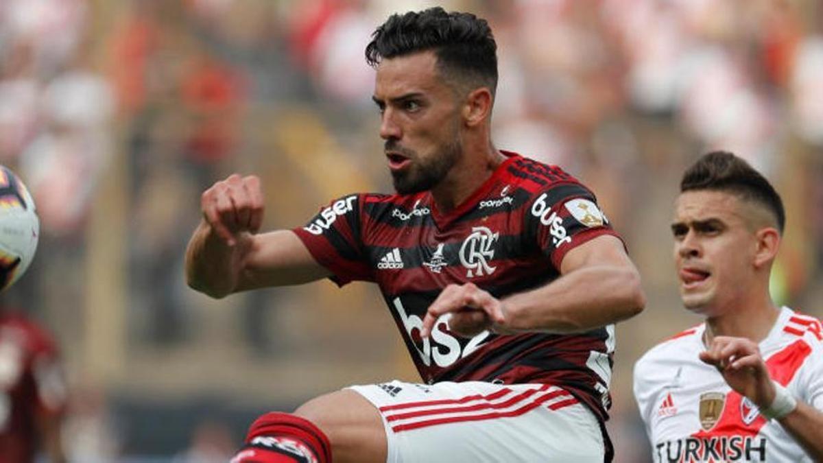 Pablo Marí, en su etapa en el Flamengo