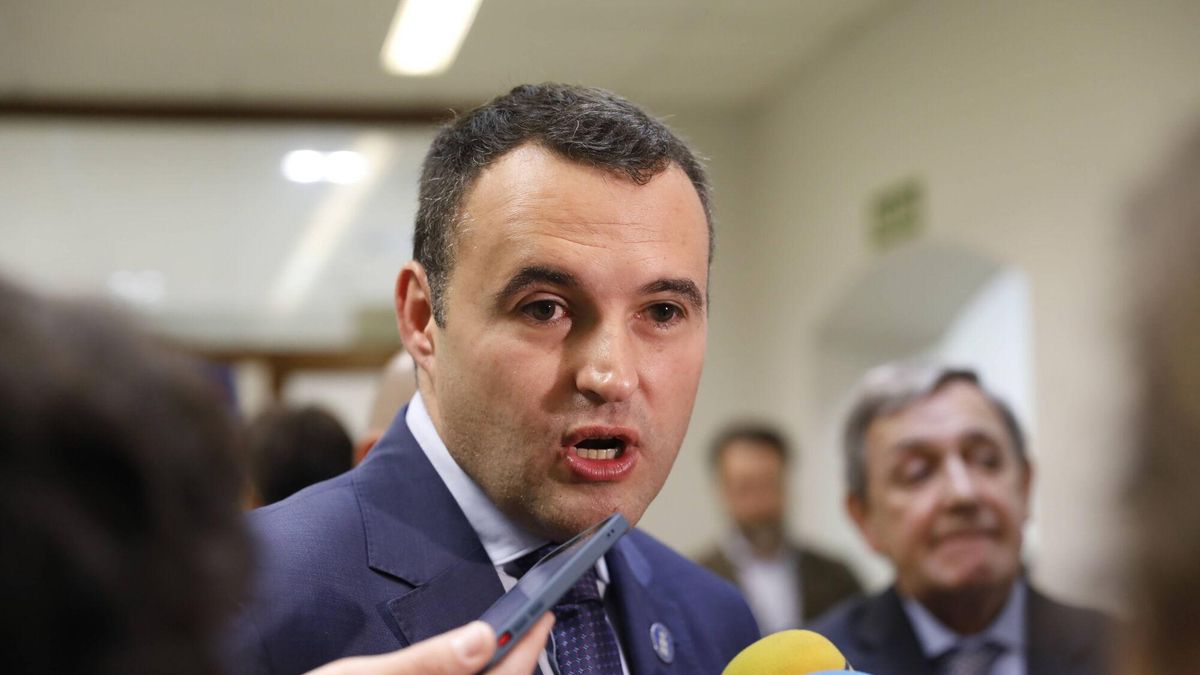 El consejero de Hacienda, Justicia y Asuntos Europeos del Principado de Asturias, Guillermo Peláez