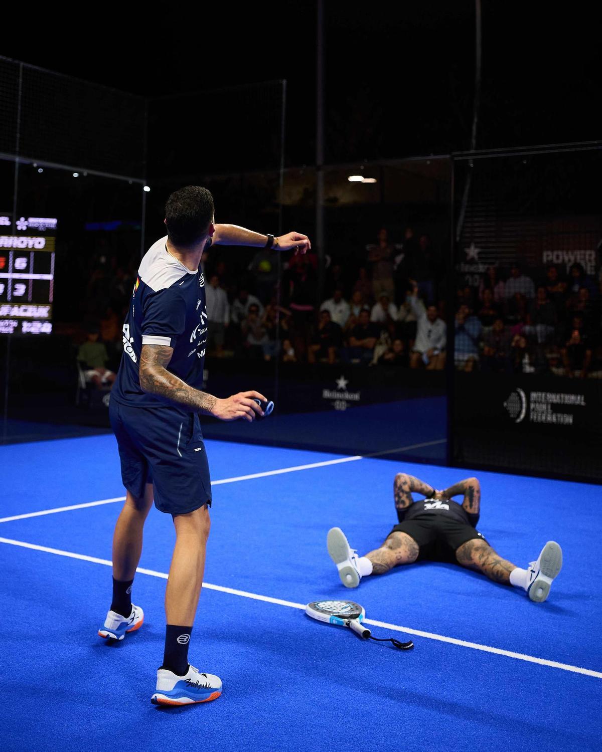 La emoción de Arroyo y Tolito tras ganar a Stupa y Yanguas