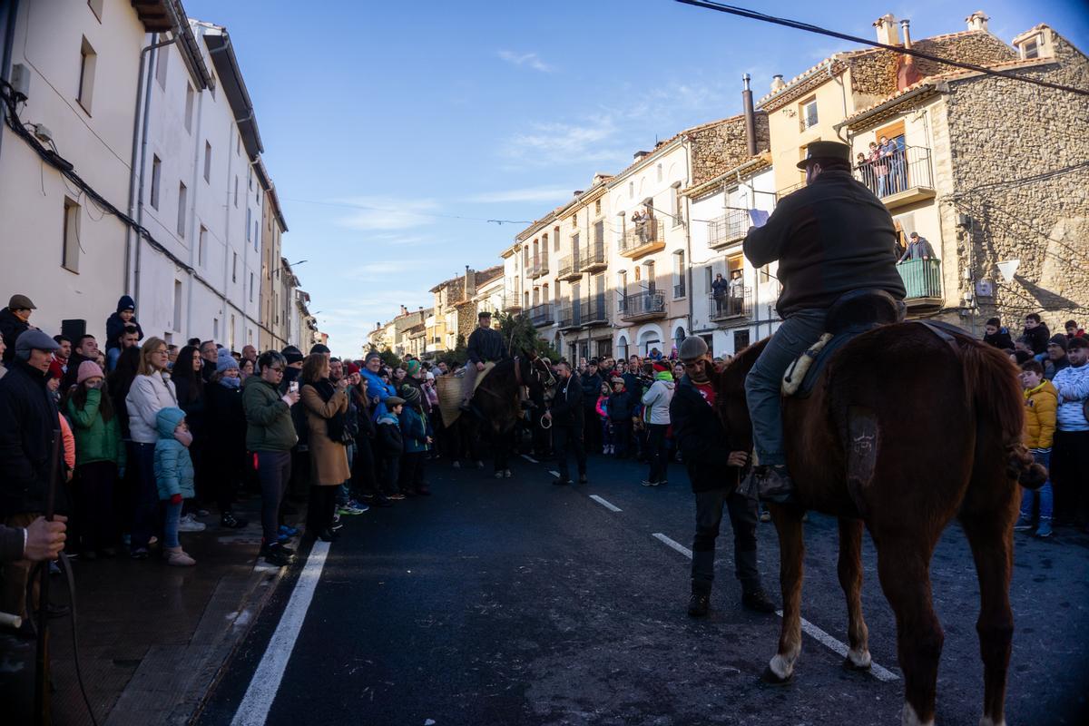 Moment de l’entrada de la malea a Vilafranca.