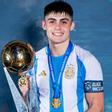 Lucas Granda, con el título sub20 de la CONMEBOL