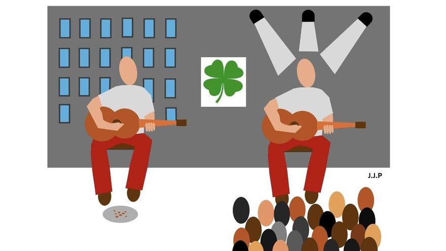 El músico de calle