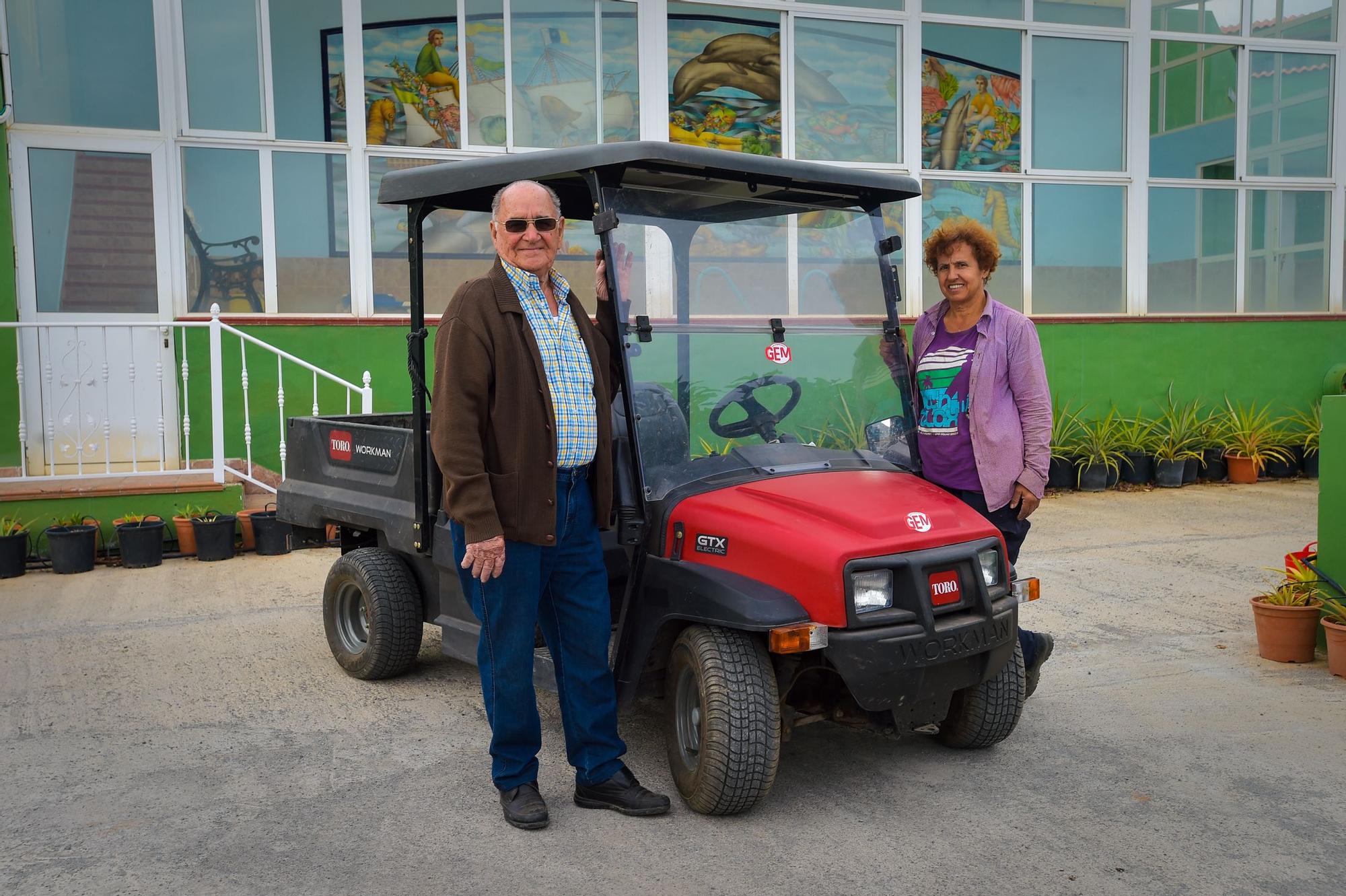 José Medina Rodríguez, en su finca de El Ejido