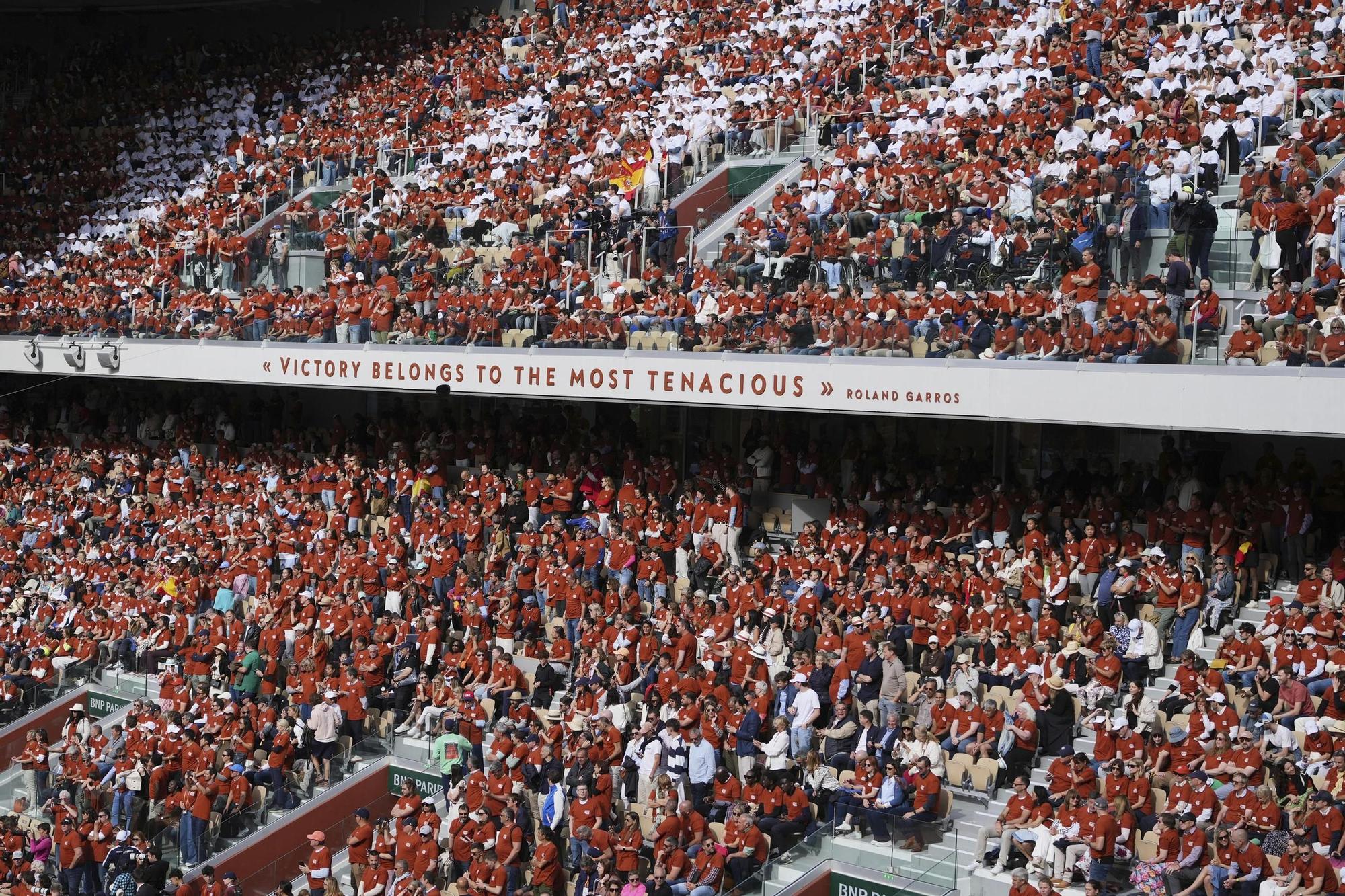 FOTOS | Roland Garros homenajea a Rafa Nadal