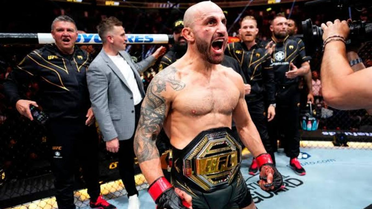 Alexander Volkanovski, campeón del peso pluma de la UFC