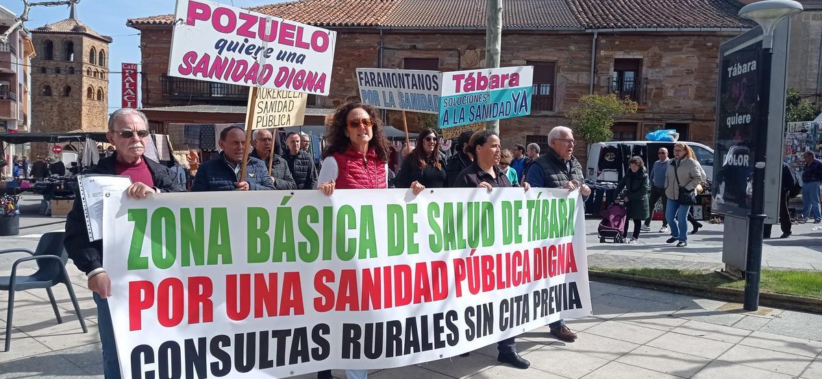 Manifestación de este sábado por la sanidad en Tábara