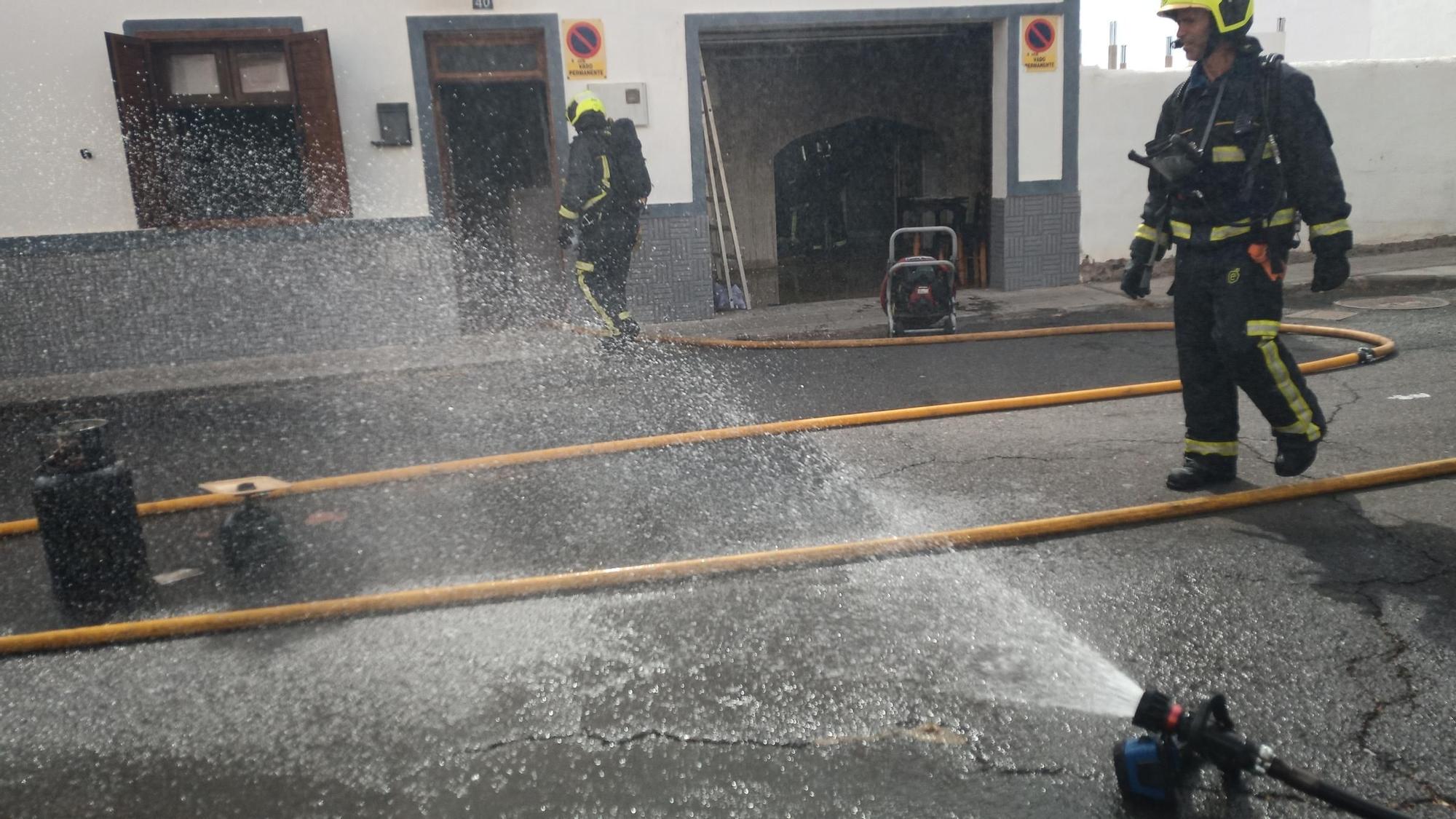 Sofocado un incendio en una vivienda de Agüimes