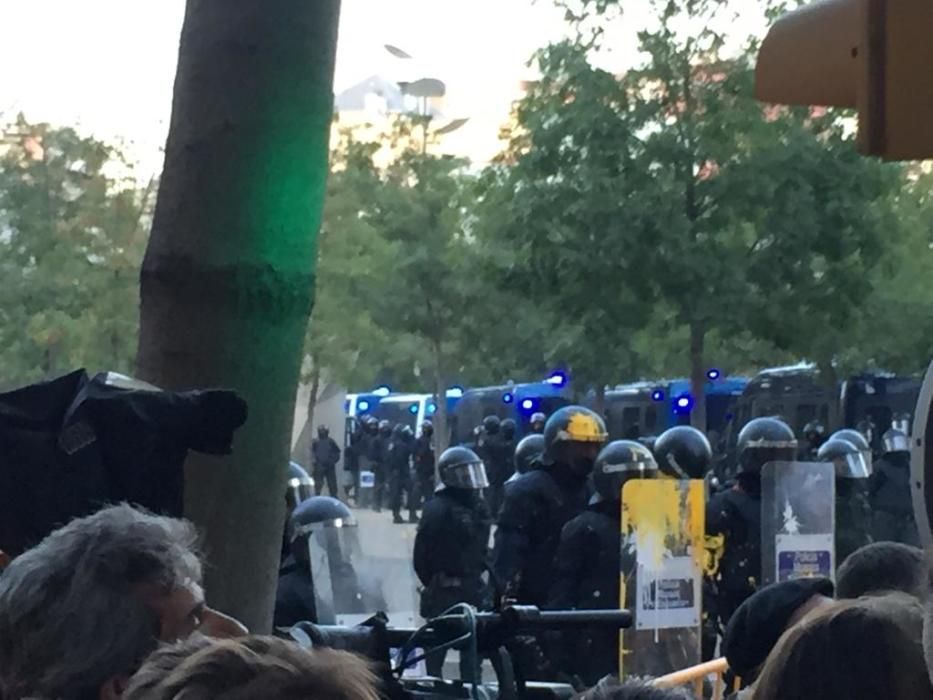 Manifestació de record de l'1-O a Girona