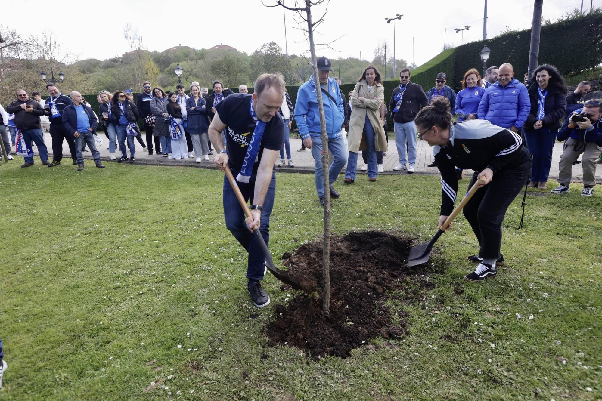 En imágenes: así fue el 98º aniversario del Real Oviedo en la previa del Tartiere