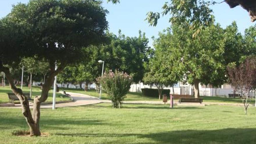 El parque Joan Fuster de Bellreguard.