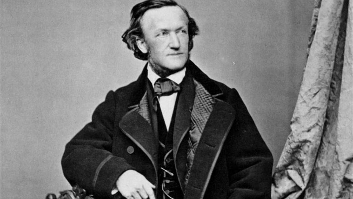 Retrato del compositor Richard Wagner.