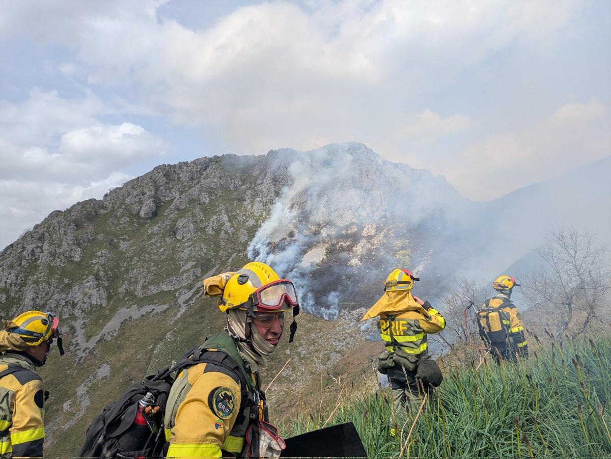 La BRIF trabajando en Allande