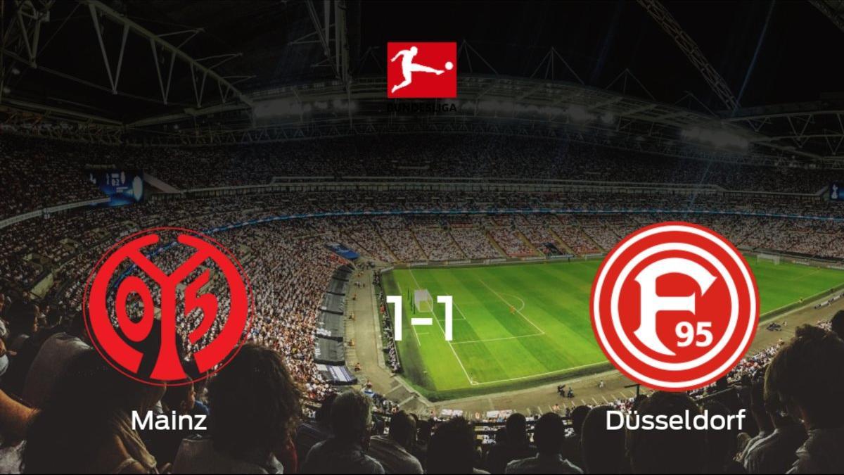 El Mainz 05 y el Fortuna Düsseldorf se reparten los puntos tras su empate a uno