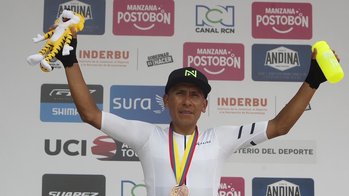 Esteban Chaves, campeón nacional de la prueba de ruta en Colombia