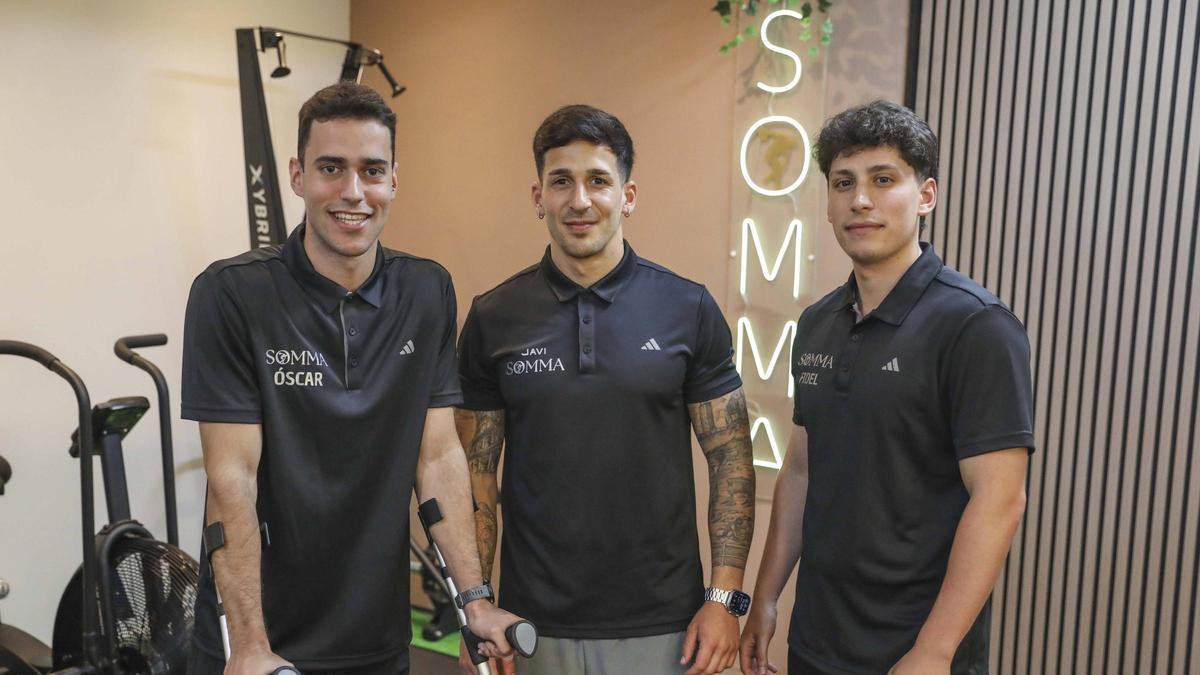 Óscar González, Javier Cedillo y Fidel Díez, fundadores de Somma