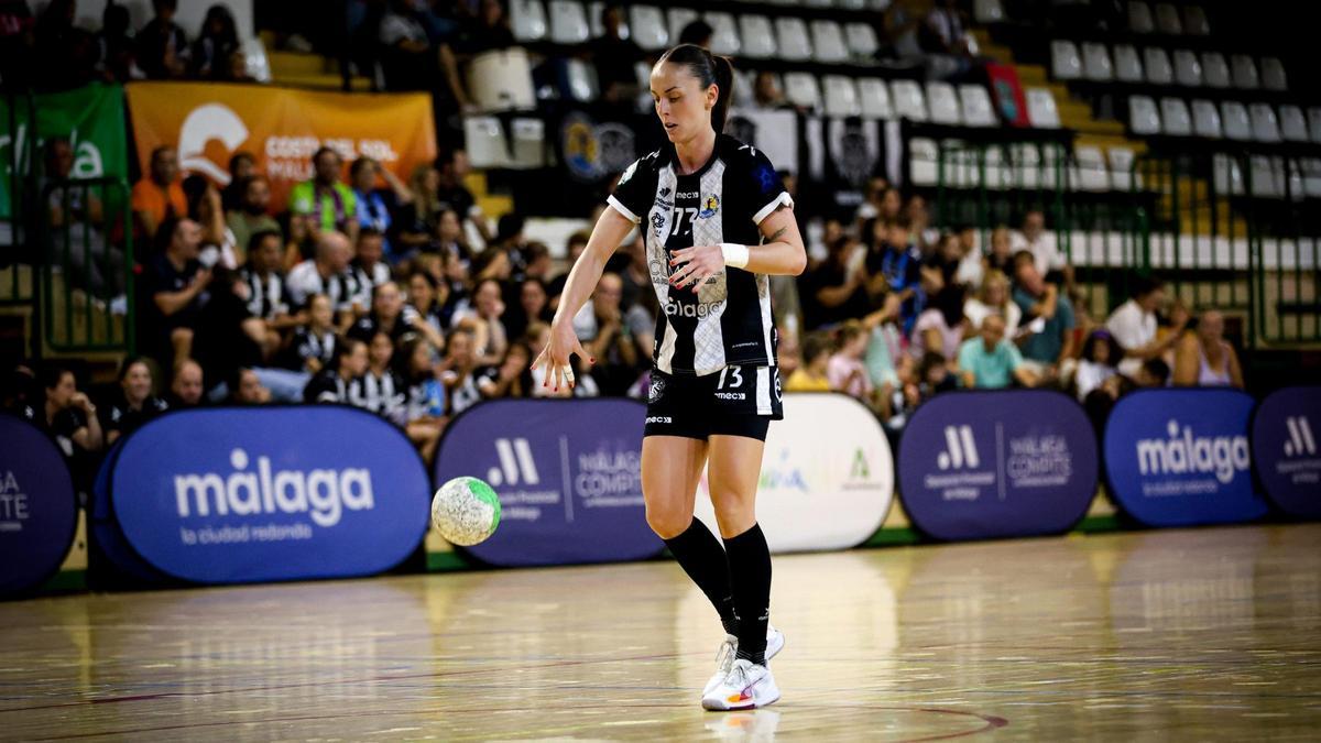 Joana Resende, en un partido del Costa del Sol en Carranque.