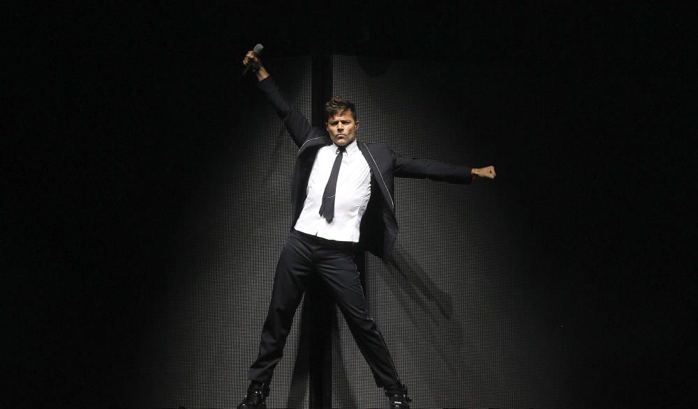 Ricky Martin pone a bailar a Málaga
