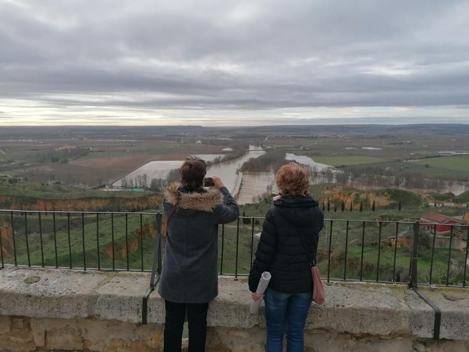 El río Duero a su paso por Toro.