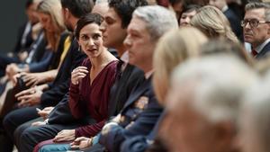 Isabel Díaz Ayuso, en el acto de la Comunidad de Madrid por el Día de la Constitución.