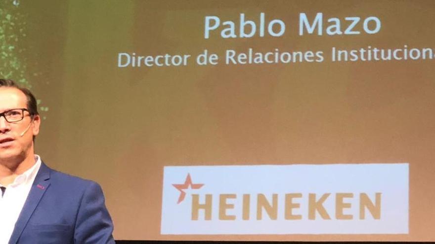 Pablo Marzo, Director de Relaciones Internacionales de Heineken España, patrocinador de la Guía de los 55 Mejores Restaurantes.