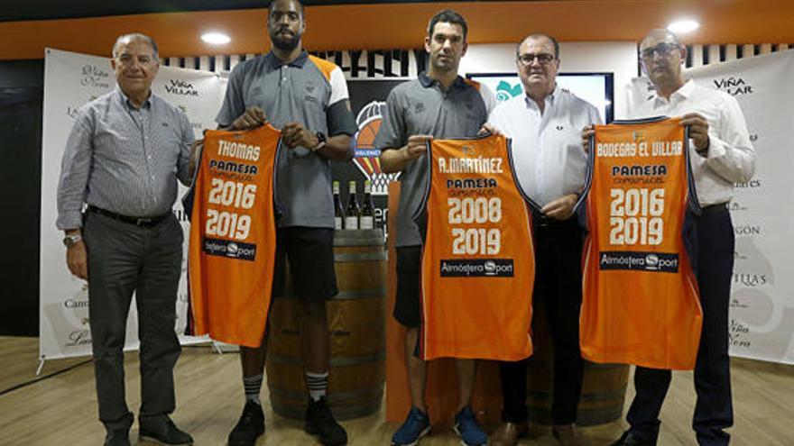 Presentación del acuerdo entre El Villar y Valencia Basket.