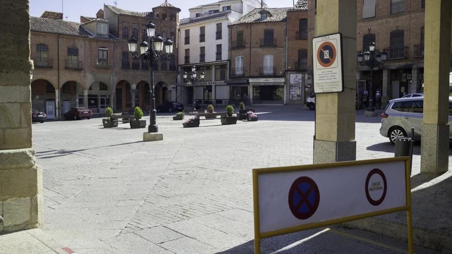 Plaza Mayor, donde hay edificios protegidos y susceptibles de rehabilitación.