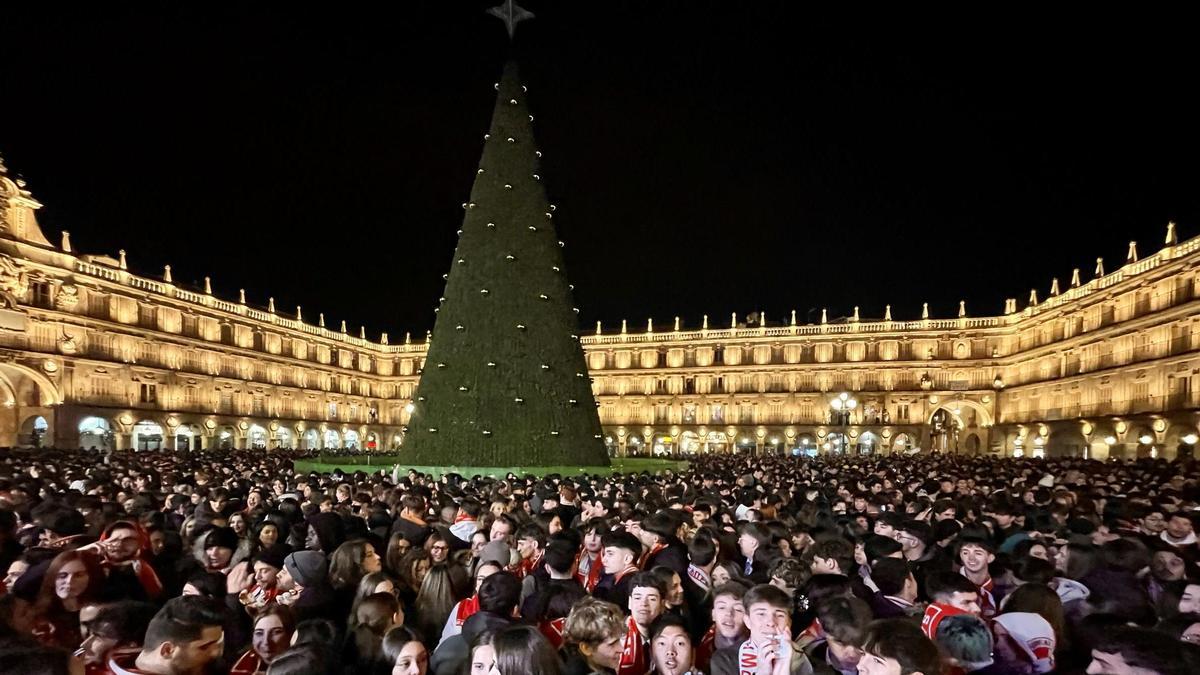 Imagen de archivo de una edición del Fin de Año Universitario de Salamanca.