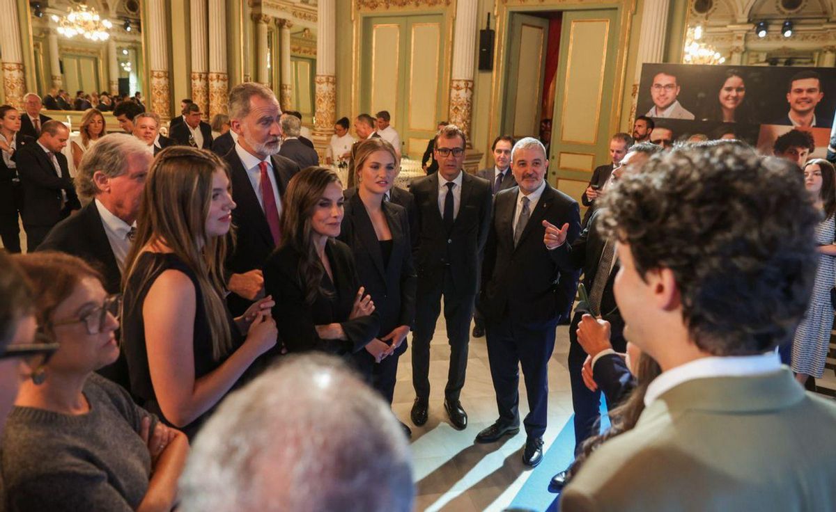 La família reial disfruta al Liceu La família reial disfruta al Liceu