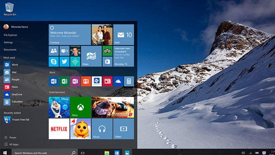 Windows 10 llegará este jueves 29de julio