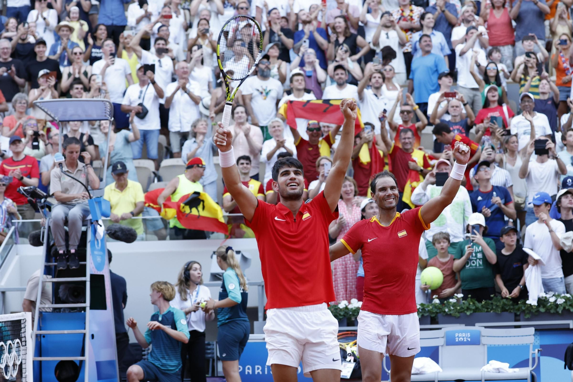 Nadal y Alcaraz: el podio, a tiro