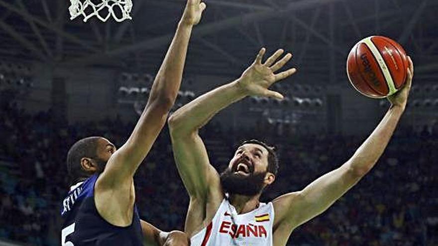 Mirotic amb la selecció espanyola.