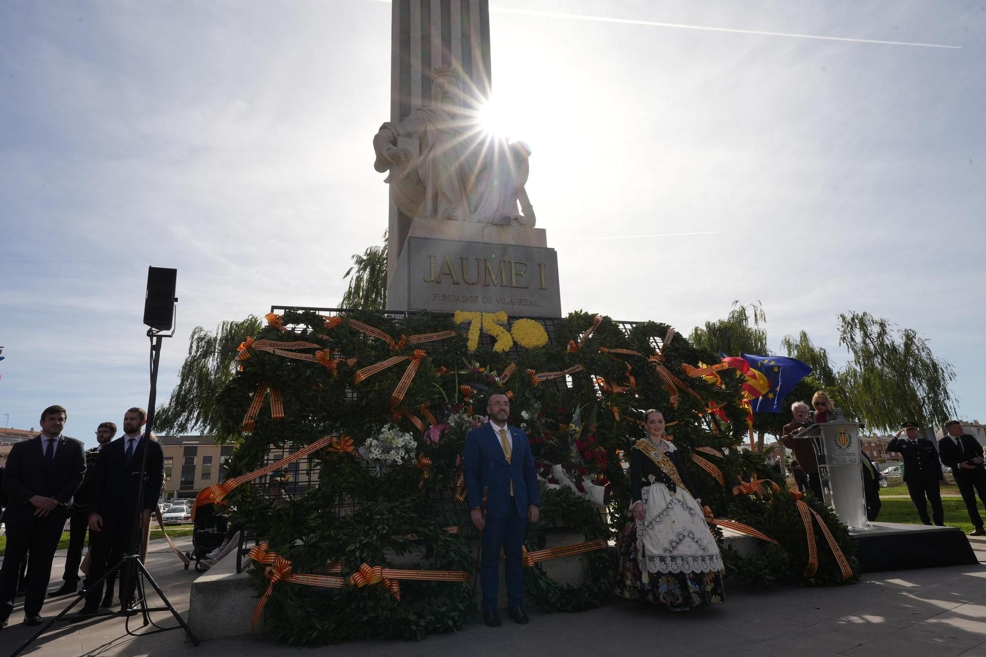 Las mejores imágenes del homenaje a Jaume I, que inicia los actos para celebrar los 750 años de Vila-real