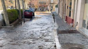 Una fuga de agua en Portbou