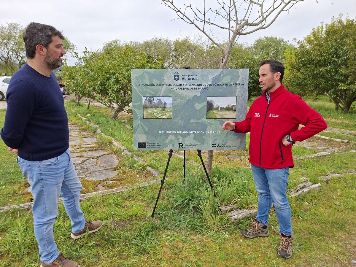 En imágenes: El Principado plantea la mejora del aparcamiento y el acceso a Barayo desde el lado de Valdés
