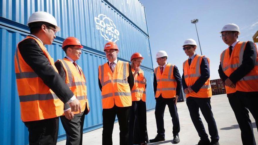 La china Cosco plantea duplicar la terminal ferroviaria de Plaza