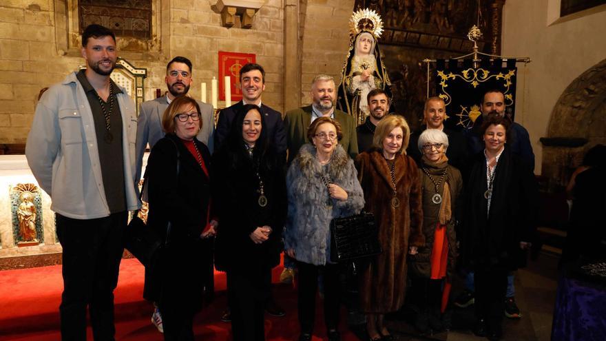 La cofradía de Nuestra Señora de los Dolores de Avilés aumenta la familia: &quot;Hacemos actividades durante todo el año&quot;